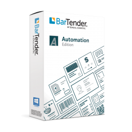 BarTender 2022 Automation and Two Printer Licenses (includes 1 Year of Standard Maintenance & Support)