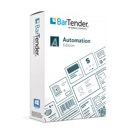 BarTender 2022 Automation and Ten Printer Licenses (includes 1 Year of Standard Maintenance & Support)